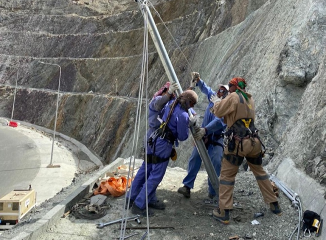 ROCKFALL PROTECTION AT AL KHAD SHAM ROAD